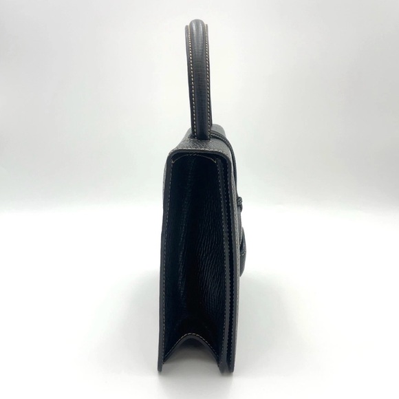 ✨🛍️ Loewe Black Leather Barcelona Handbag - Picture 4 of 11